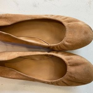 J Crew Factory Anya Suede Ballet Flats size 8.5